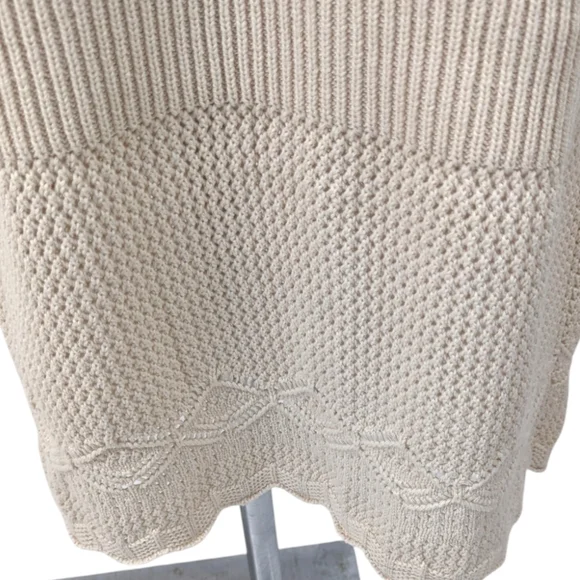 House of Harlow 1960 Sweater Set Crop Top Pencil Skirt NEW Womens Large Ivory - Picture 16 of 16